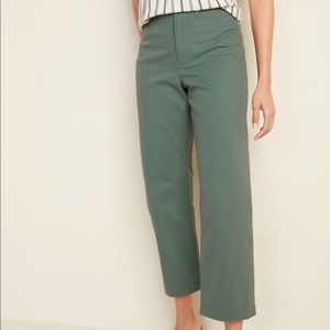 Wide-Leg Crop Pants